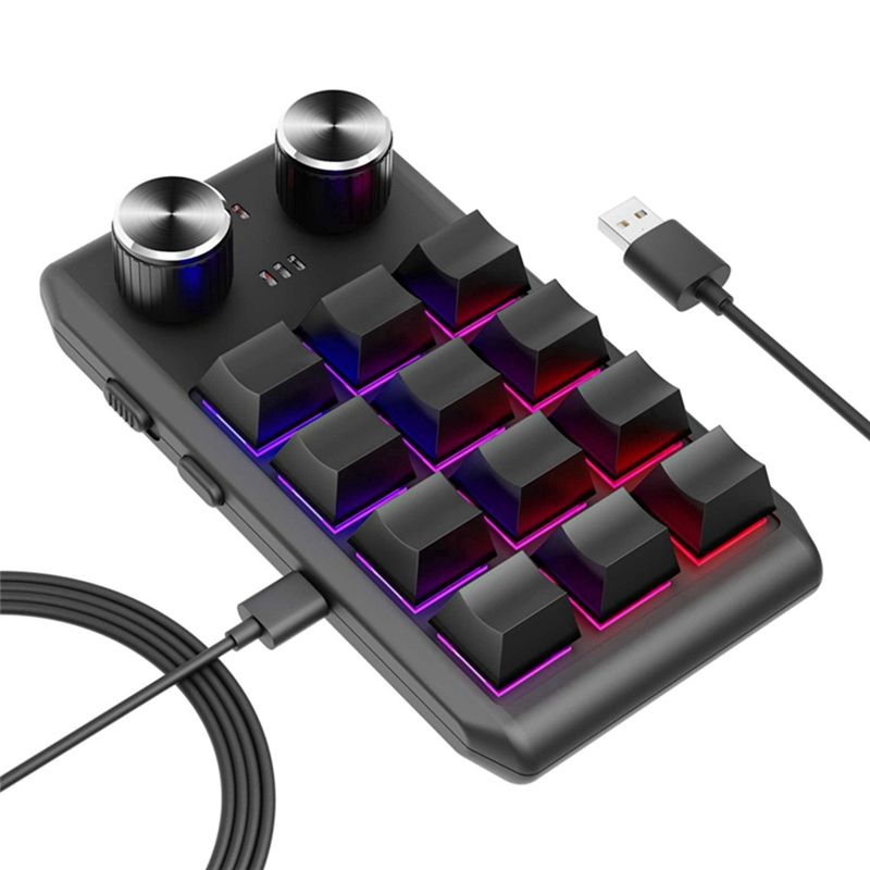 Gaming Keyboard Training - AEF6-Custom teclado hotswap botão de volume