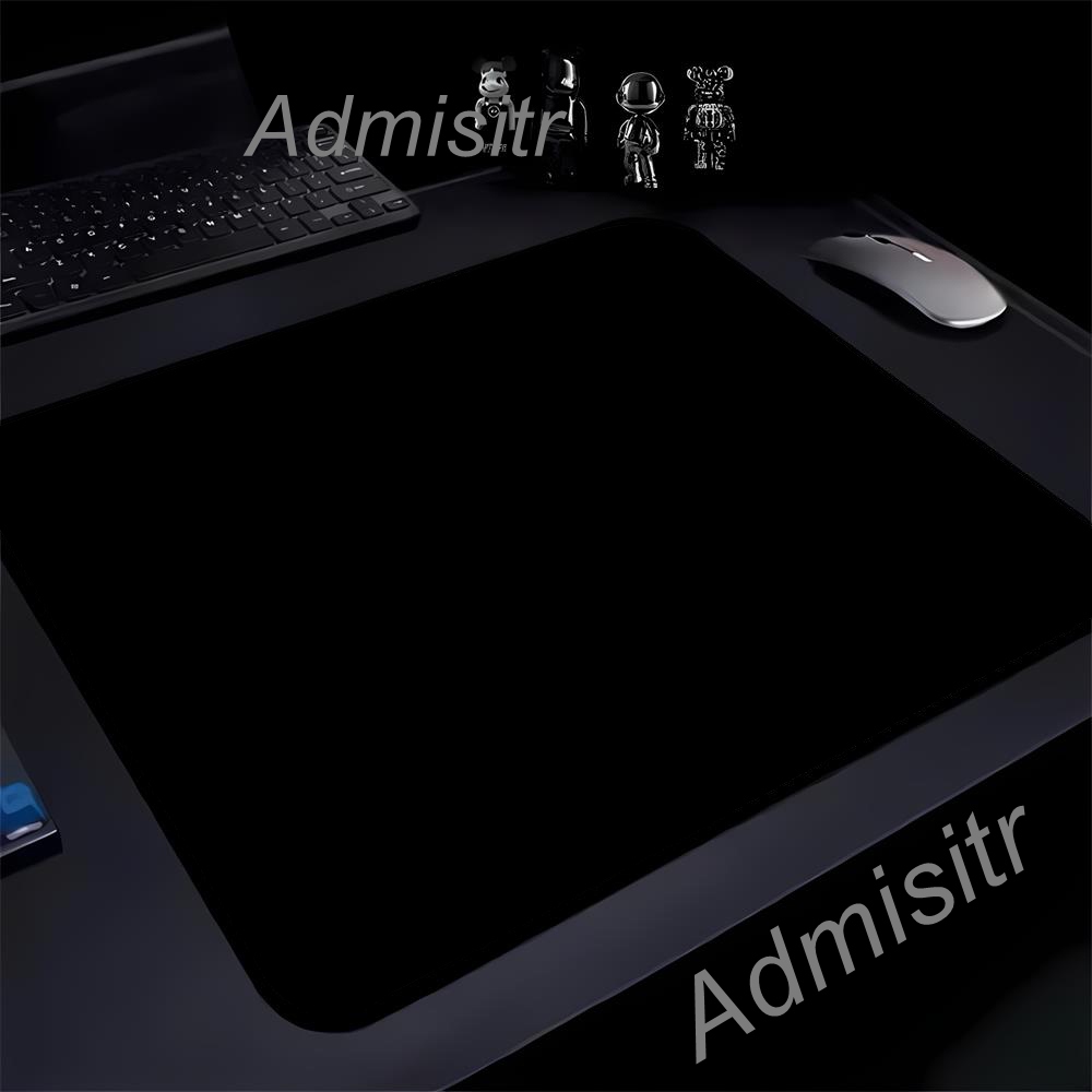 Keyboard Mouse Bundle Gaming - Mouse Pad Grande Preto 45X40 Simples