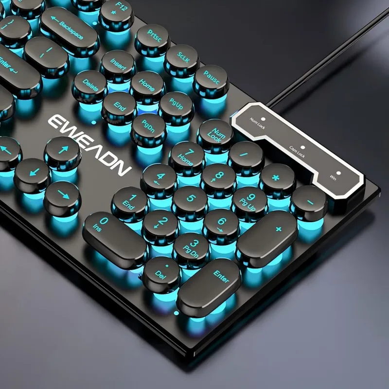 Gaming Keyboard Mechanical - Conjunto de Teclado e Mouse com