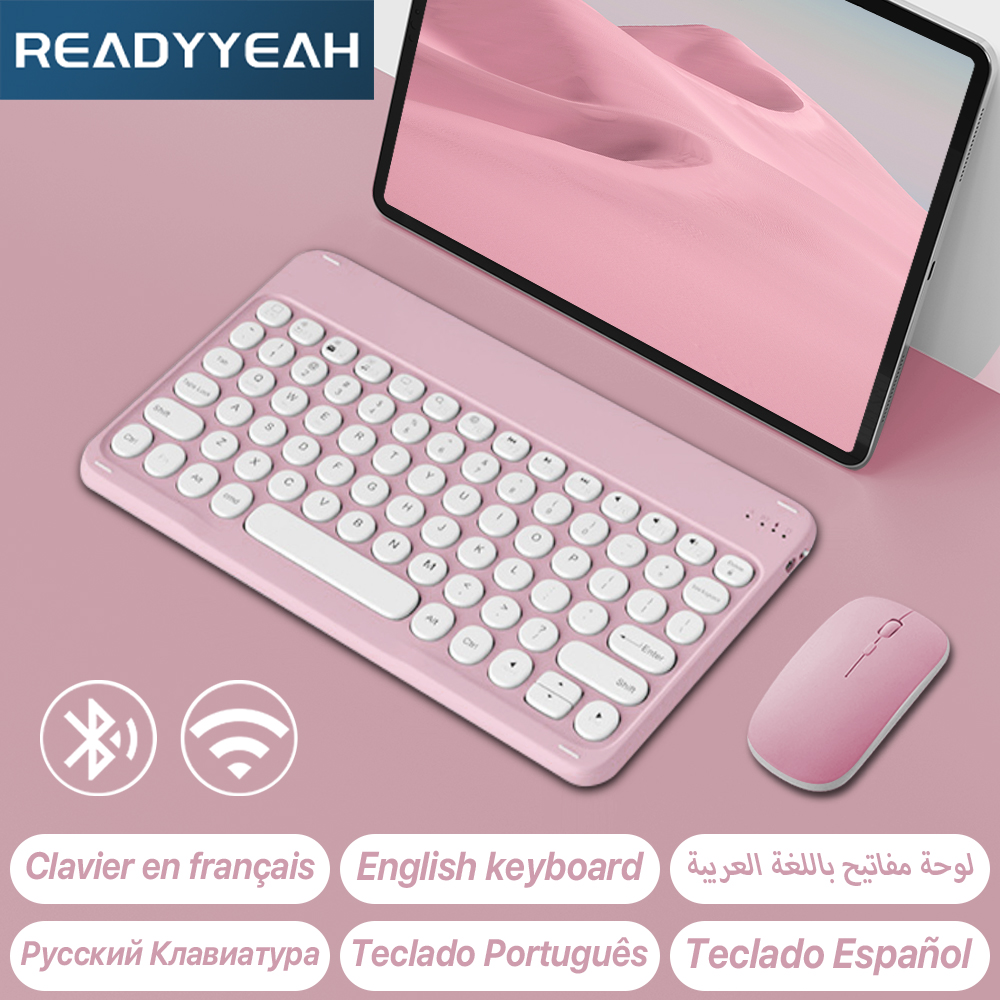 Gaming Keyboard Mouse Wireless - Teclado e mouse sem fio para