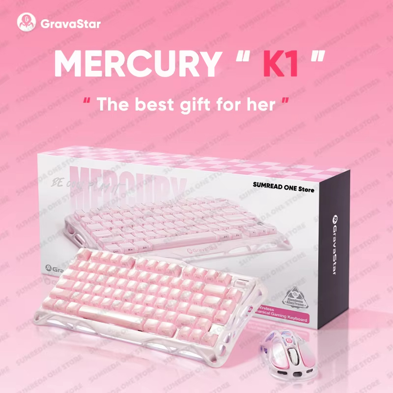 Gaming Keyboard Non Mechanical - Grava star mercúrio k1 teclado mecânico