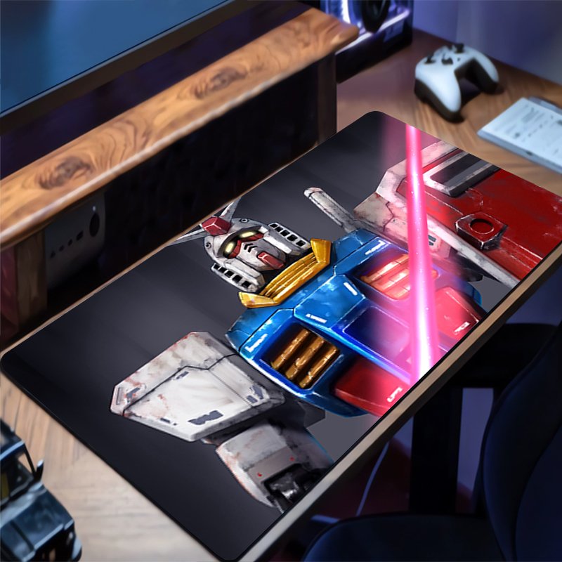 Gaming Keyboard Non Mechanical - Mousepad mecânico guerreiro RX-78-2 gundam tapete