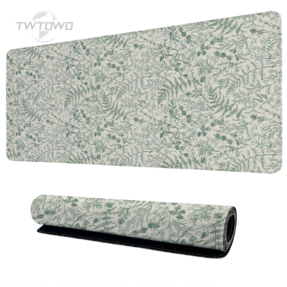 Gaming Keyboard Non Mechanical - Flor verde grama estética Gaming Mouse