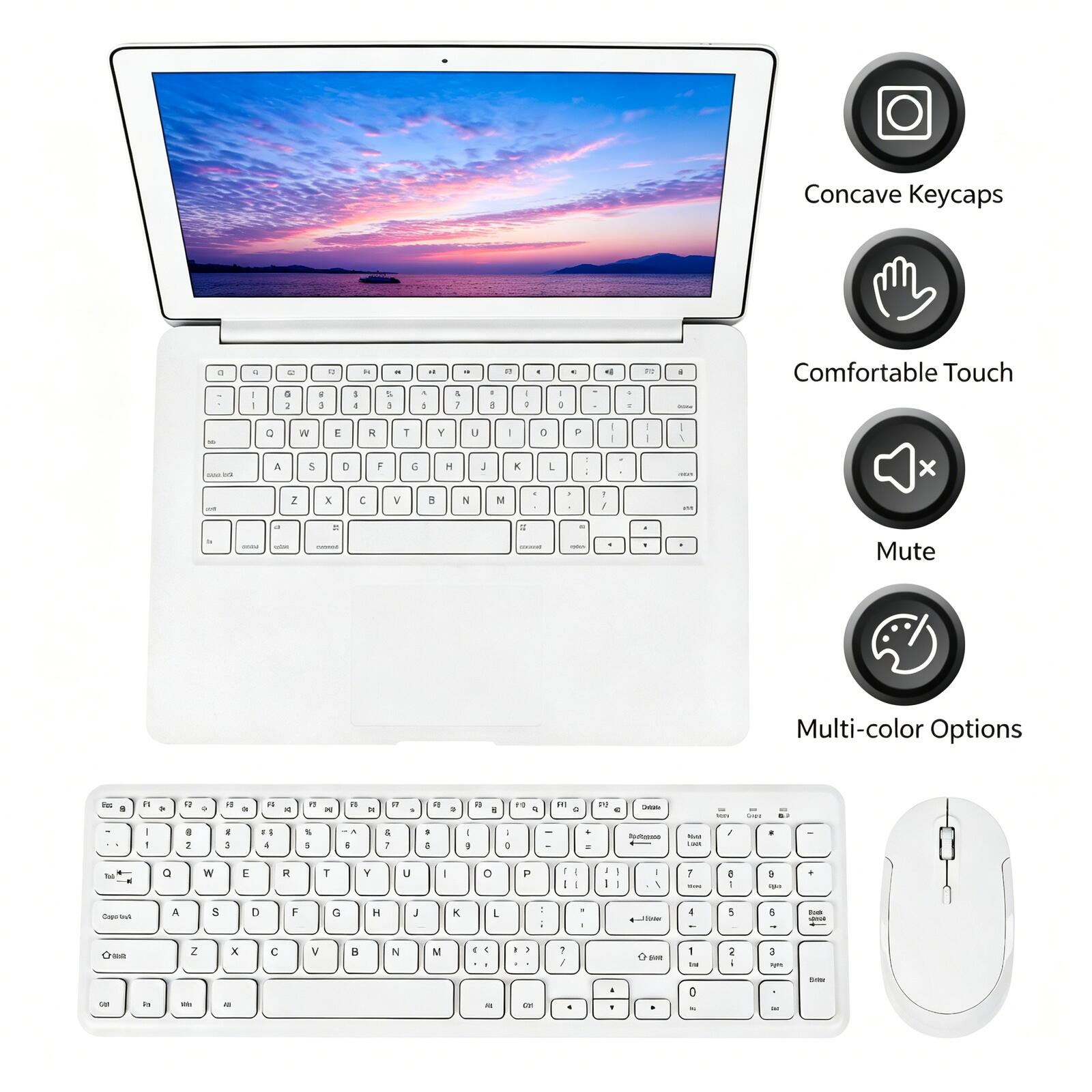 Gaming Keyboard And Mouse Combo Wireless - Oferta Imperdível: Conjunto de Teclado e