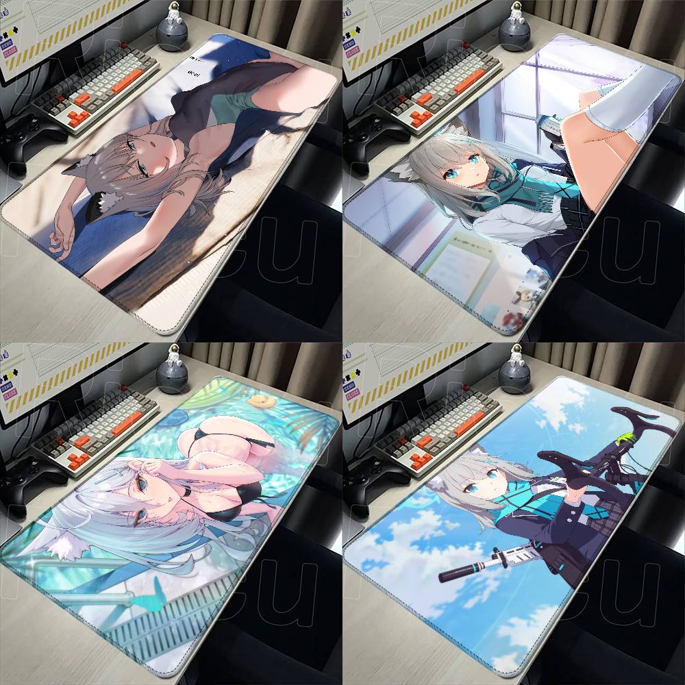 Gaming Keyboard Blue - Mouse Pad Blue Archive Sunaookami Shiroko