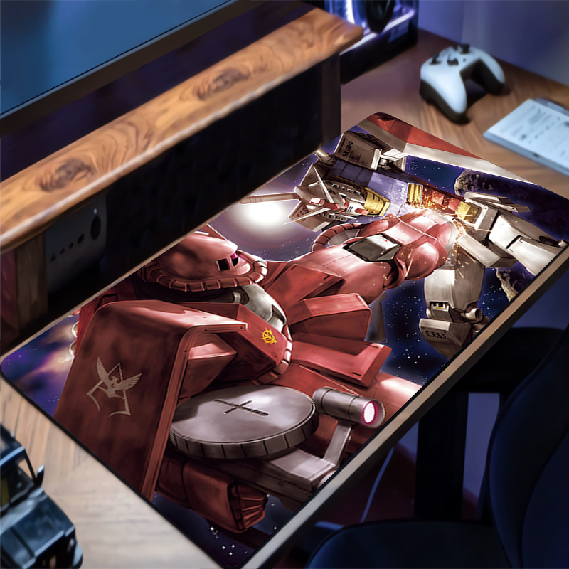 Gaming Keyboard Non Mechanical - Mousepad mecânico guerreiro RX-78-2 gundam gaming