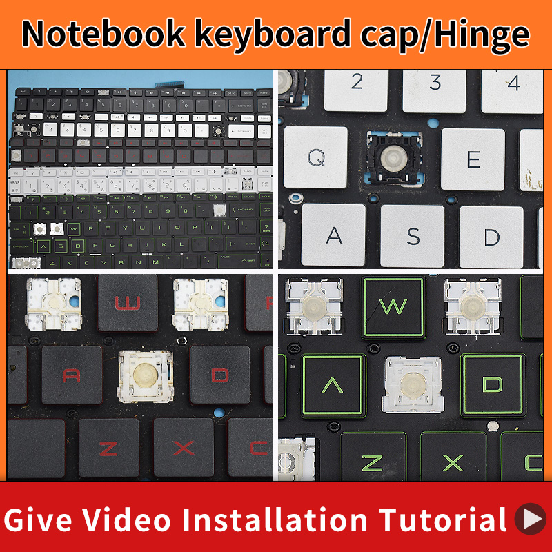 Gaming Keyboard E Yooso - Teclas e Dobradiças de Reposição para
