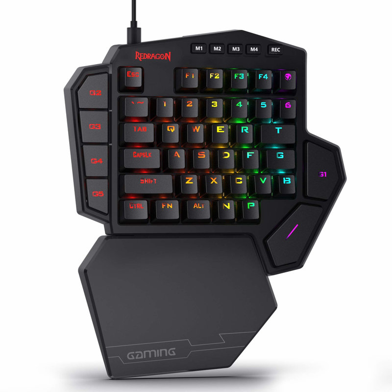 Redragon K585 DITI Teclado mec - Gaming Keyboard Half avaliação e preço