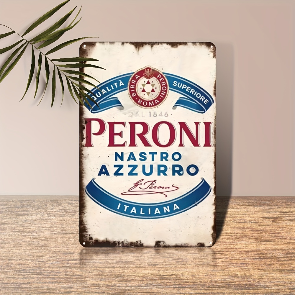 Placa de Metal Vintage Peroni  - Brass Weight Plate avaliação e preço