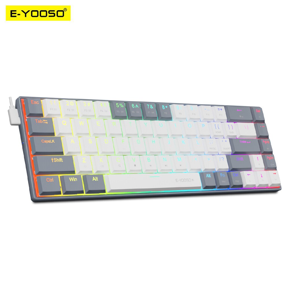 E-YOOSO a68 rgb mini fino usb  - Gaming Keyboard E Yooso avaliação e preço