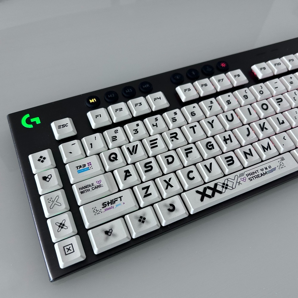 Compatível com teclas PBT Logi - Gaming Keyboard Non Mechanical avaliação e preço