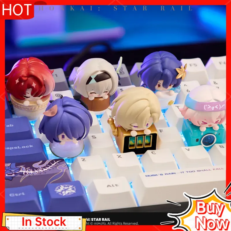 Mihoyo honkai star rail anime  - Gaming Keyboard Mechanical avaliação e preço