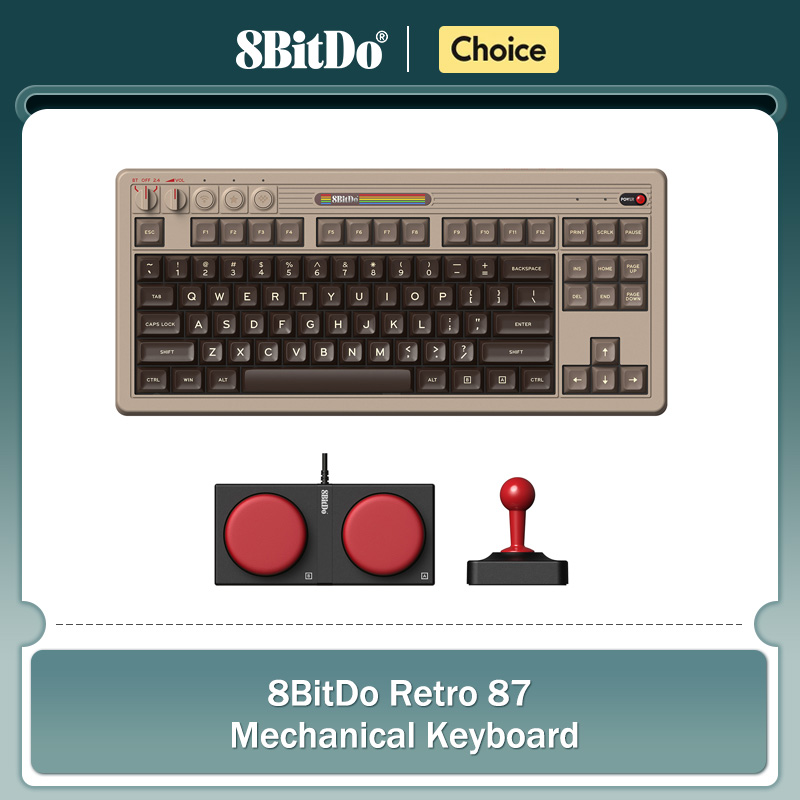 Teclado mecânico retrô 8BitDo, - Gaming Keyboard Mechanical avaliação e preço