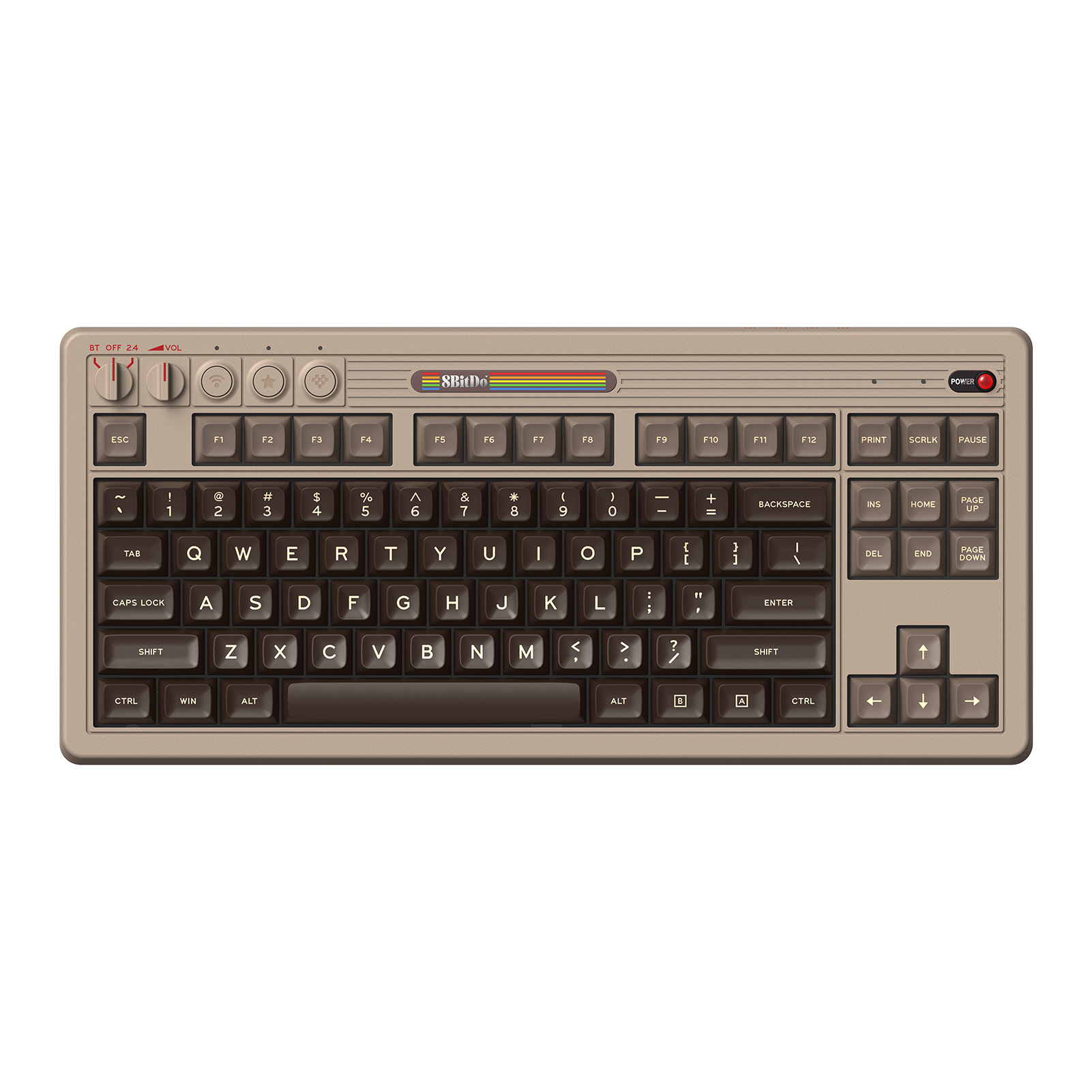 Teclado mecânico retrô 8BitDo, - Gaming Keyboard Mechanical avaliação e preço