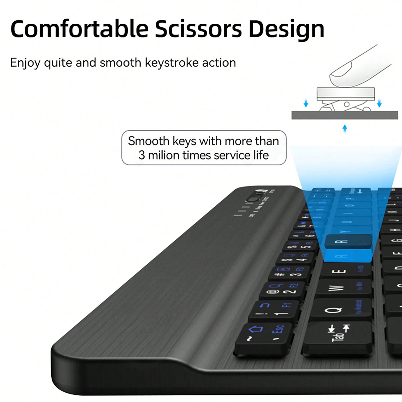 Teclado multilíngue para table - Gaming Keyboard Mouse Wireless avaliação e preço