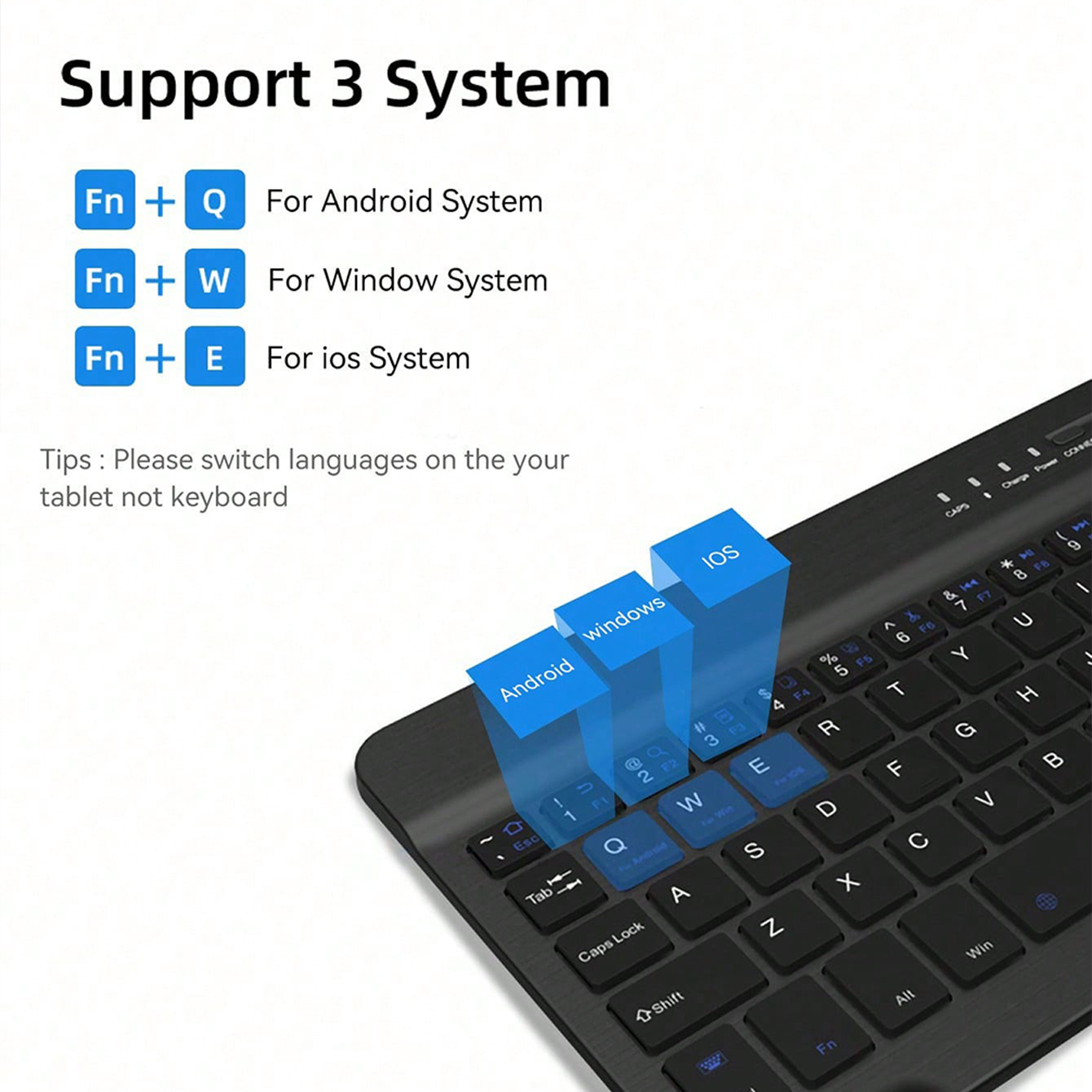 Teclado multilíngue para table - Gaming Keyboard Mouse Wireless avaliação e preço