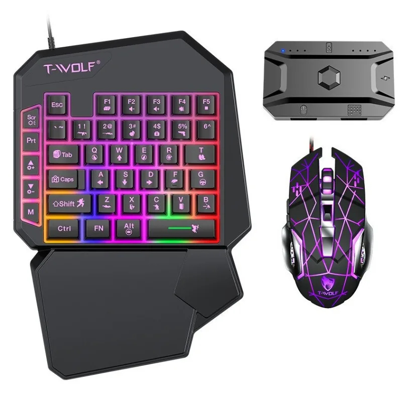 Conjunto 5 em 1 com 35 teclas, - Gaming Keyboard Half avaliação e preço