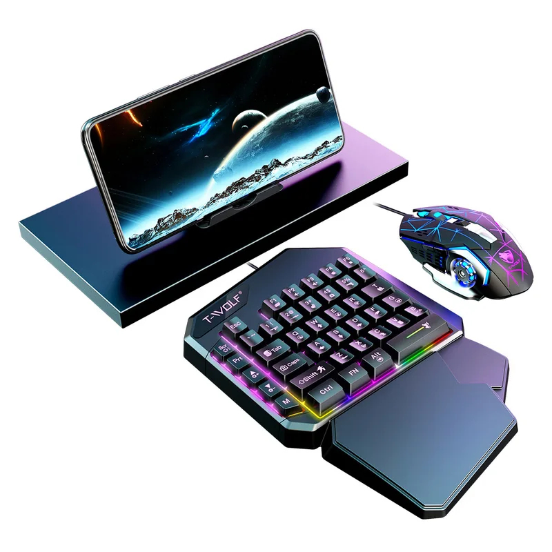 Conjunto 5 em 1 com 35 teclas, - Gaming Keyboard Half avaliação e preço