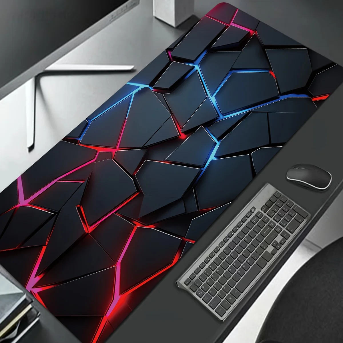 Grandes mouse pads para jogos  - Gaming Keyboard Blue avaliação e preço