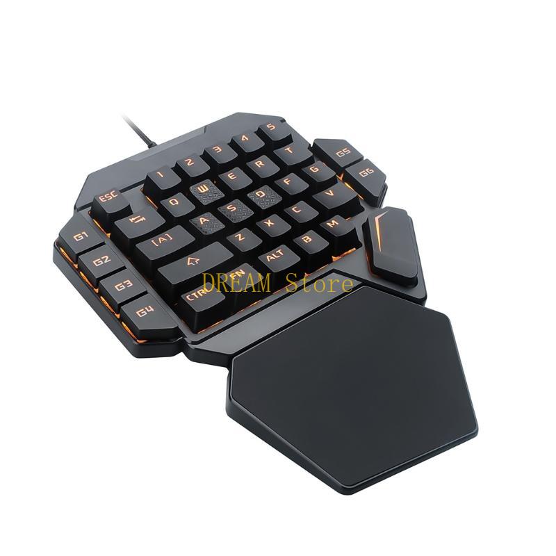 Retroiluminado luminoso RGB mã - Gaming Keyboard Half avaliação e preço