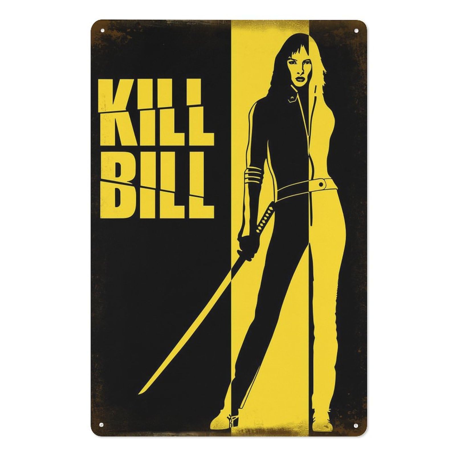 Kill bill filmes metal estanho - Brass Weight Plate avaliação e preço