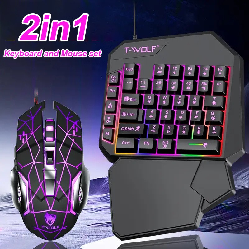 Conversor de Jogos Móveis 2-em - Gaming Keyboard Half avaliação e preço