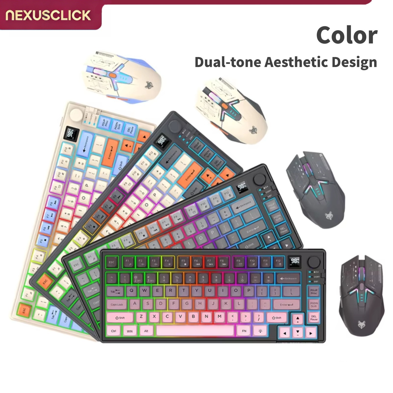 Combo de Teclado e Mouse Nexus - Gaming Keyboard And Mouse Combo Wireless avaliação e preço