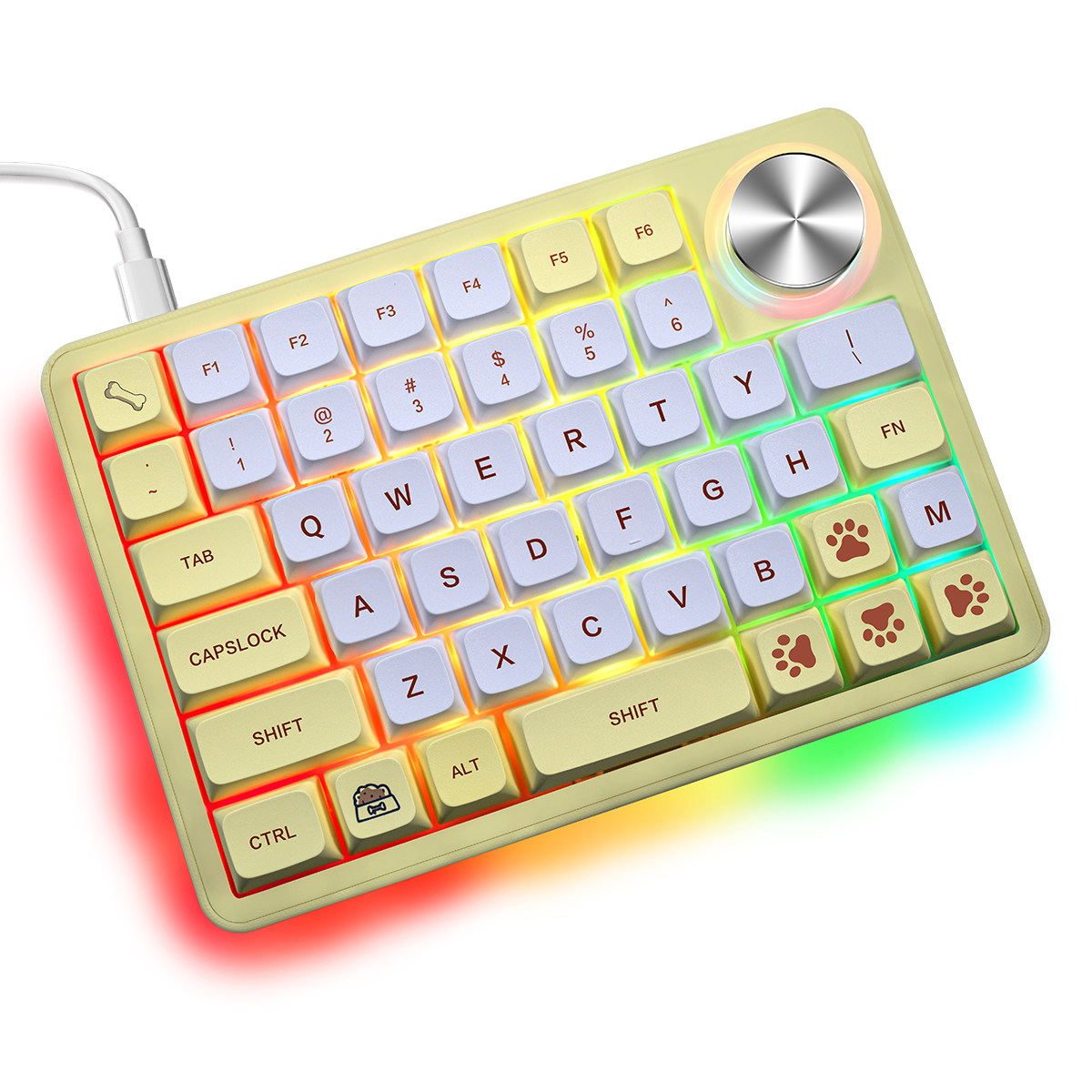 Teclado mecânico de uma mão, t - Gaming Keyboard Half avaliação e preço