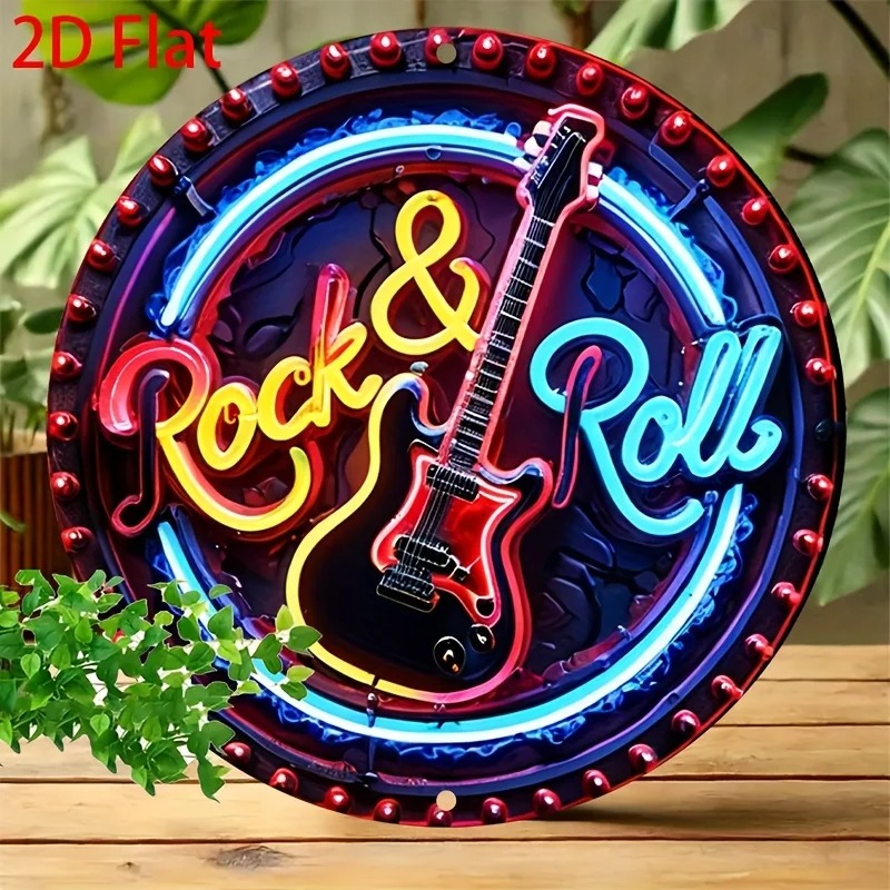 Placa de Neon Vintage Rock, De - Brass Weight Plate avaliação e preço
