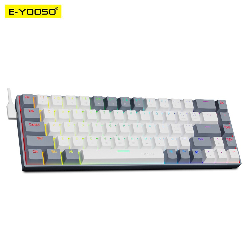 E-YOOO-Mini Slim Wired Teclado - Gaming Keyboard E Yooso avaliação e preço
