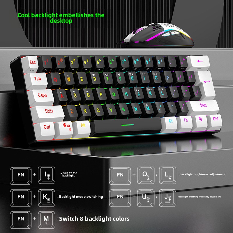 Conjuntos de Teclado e Mouse 6 - Keyboard Mouse Bundle Gaming avaliação e preço