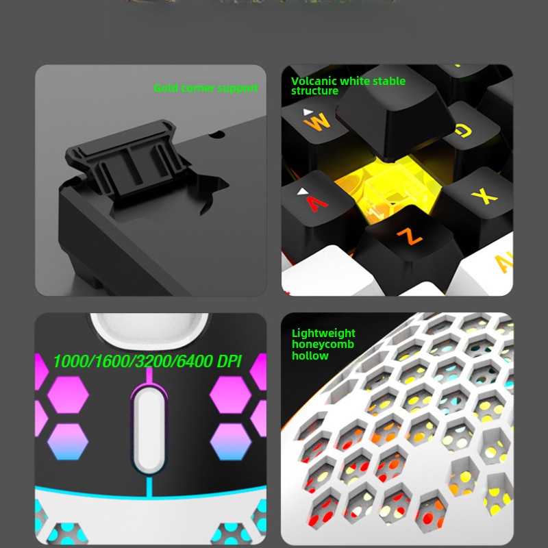Conjuntos de Teclado e Mouse 6 - Keyboard Mouse Bundle Gaming avaliação e preço